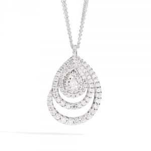 ReCarlo Bisanzio Girocollo in Oro Bianco e Diamanti