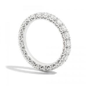 ReCarlo Anniversary Fedina Girodito Oro Bianco e Diamanti